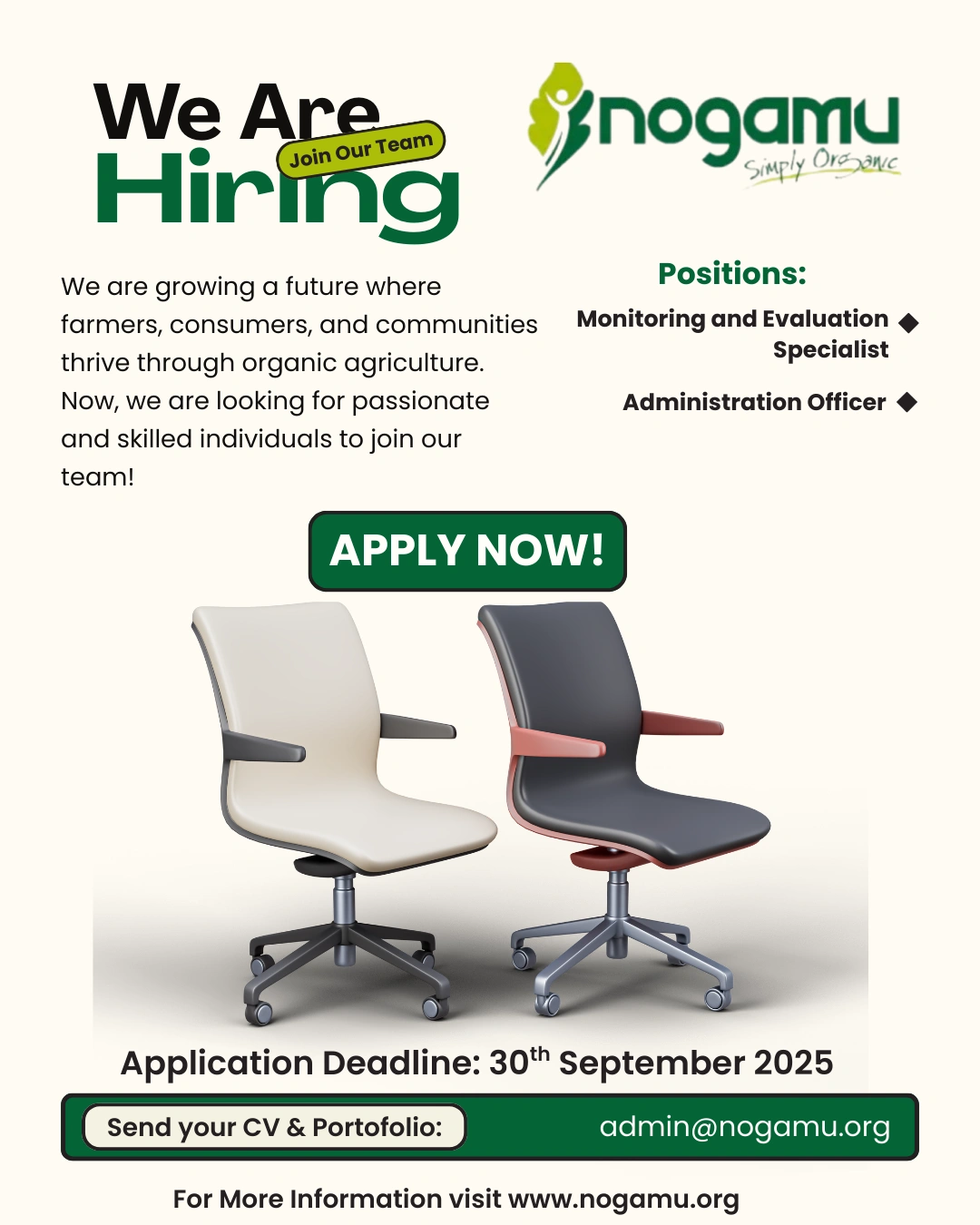 We are hiring poster