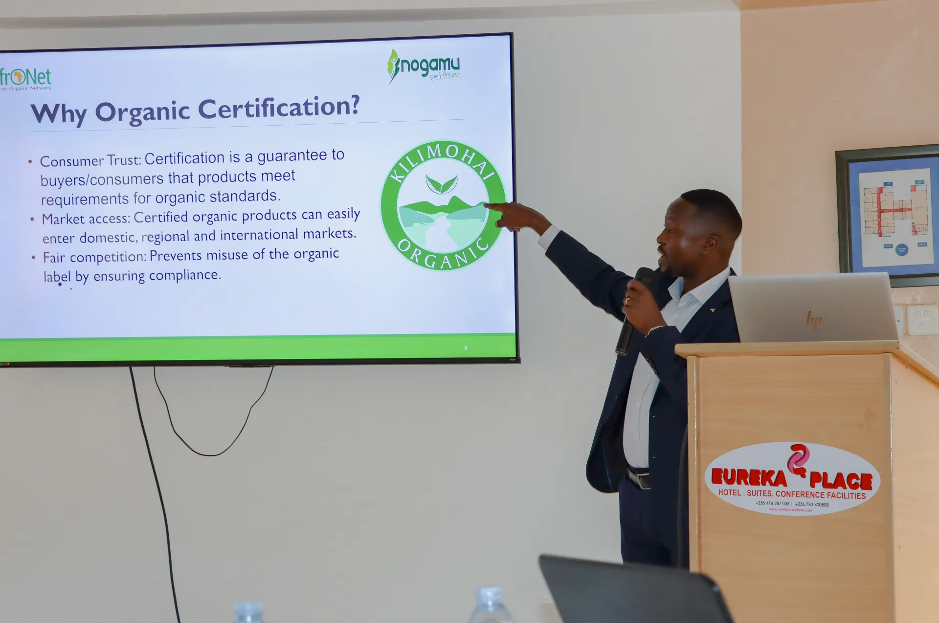 NOGAMU and UGOCERT Conduct an Organic Certification Session at the Stanbic Incubation Project.