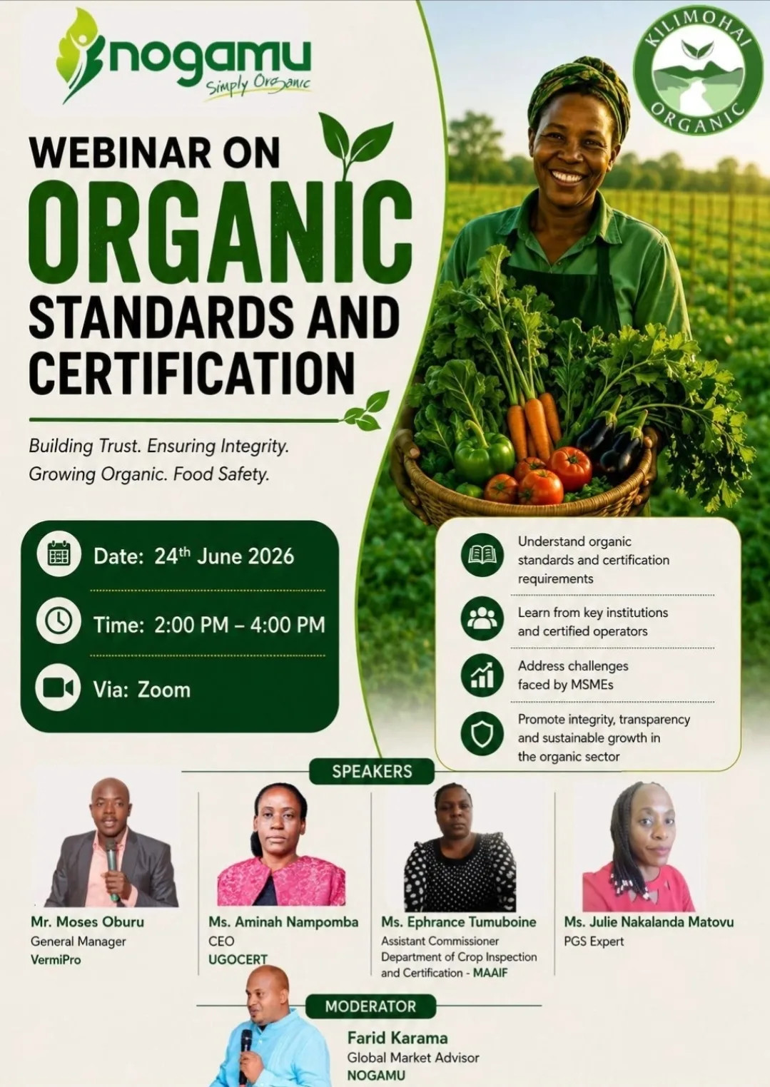 Webinar on Organic Standards and Certification.